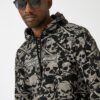 Koton Skull Printed Sweatshirt Hooded