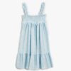 Koton Straps Striped Ruffle Midi Dress