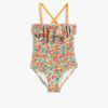 Koton Swimsuit Floral Printed Ruffled