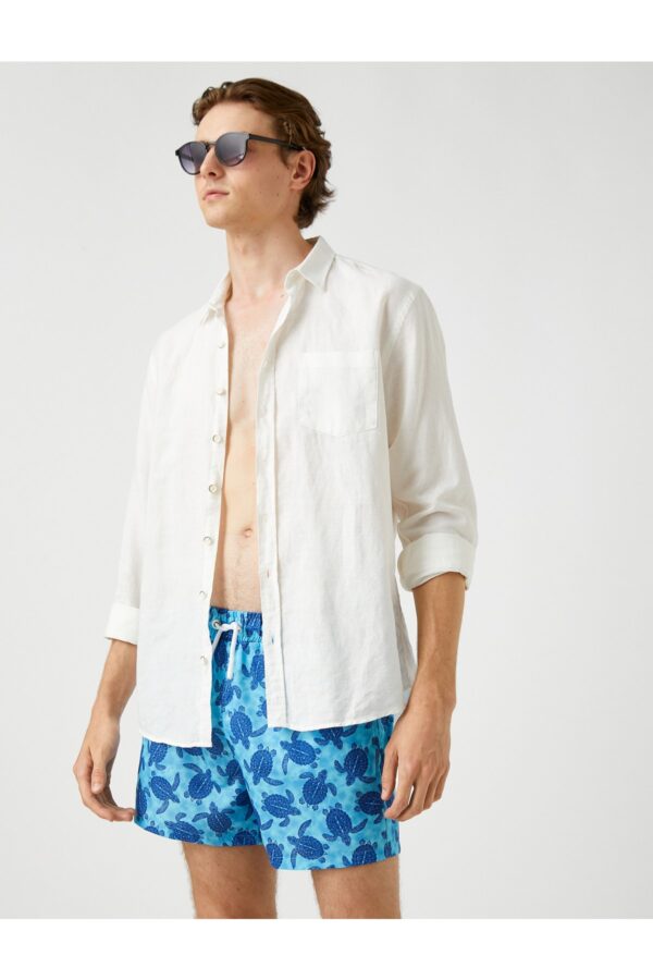 Koton Swimsuit Shorts Turtle Printed
