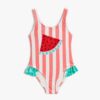Koton Swimsuit Watermelon Printed Thick Strap Ruffle Detail