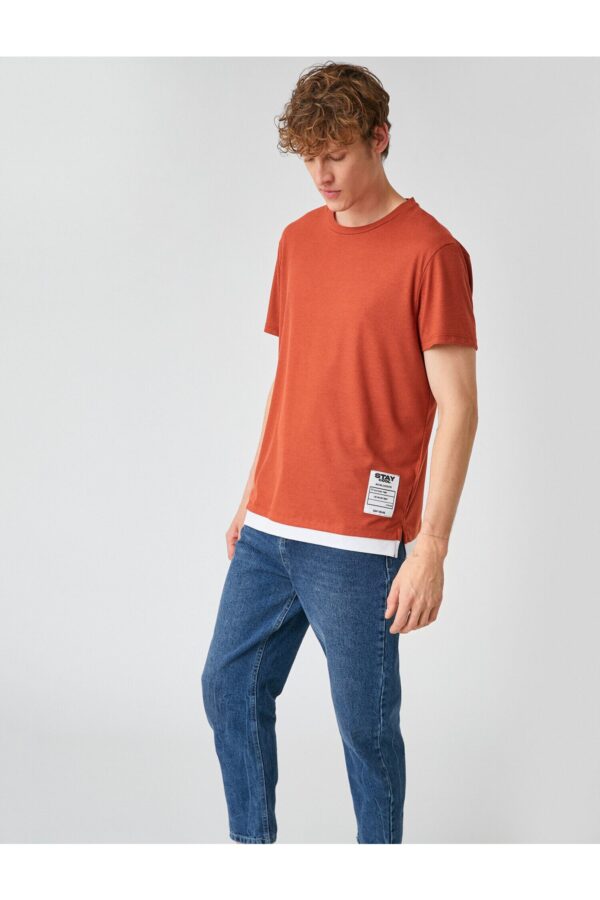 Koton T-Shirt - Orange - Oversize