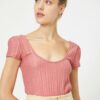 Koton T-Shirt - Pink - Regular fit
