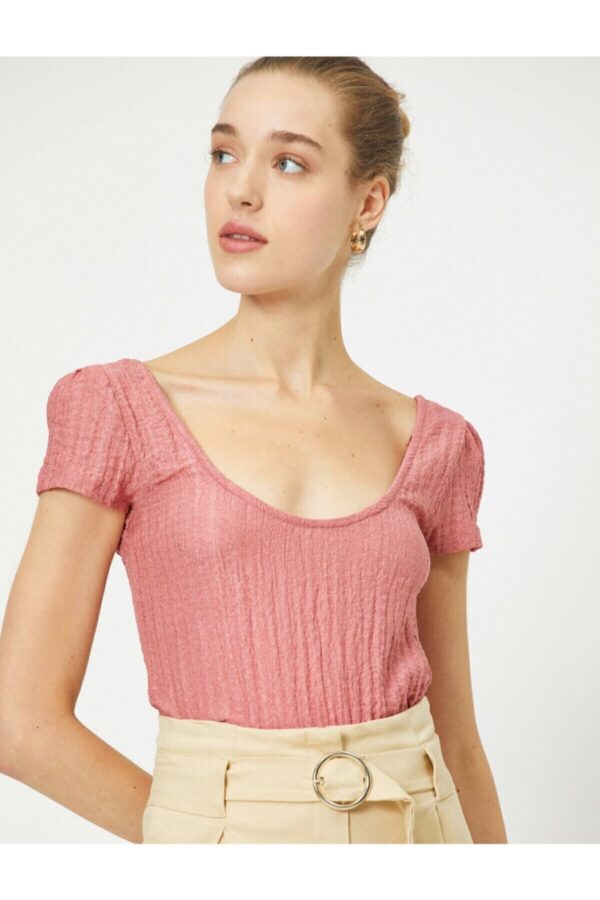 Koton T-Shirt - Pink - Regular fit