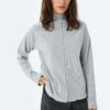 Koton Textured Stand Collar Long Sleeve Sweater