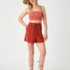Koton Tie Waist Shorts Linen Blend