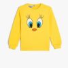 Koton Tweety Sweatshirt Licensed Crew Neck Cotton