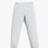 Koton Velvet Jogger Sweatpants with Elastic Waist