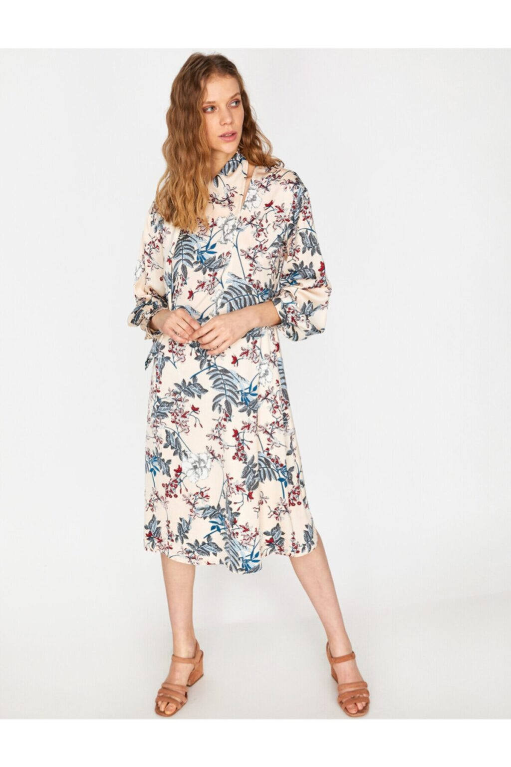 Koton Women's Ecru Dress