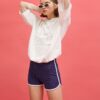 Koton Women's Navy Blue Shorts