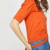 Koton Women's Binding Detailed T-shirt