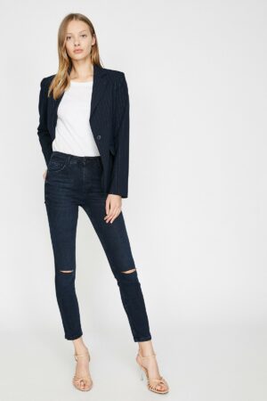 Koton Women's Blue Trousers
