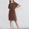 Koton Women's Coffee Midi Dress