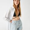 Koton Women's Destroyed Pocket Denim Shorts 2sal 40026md