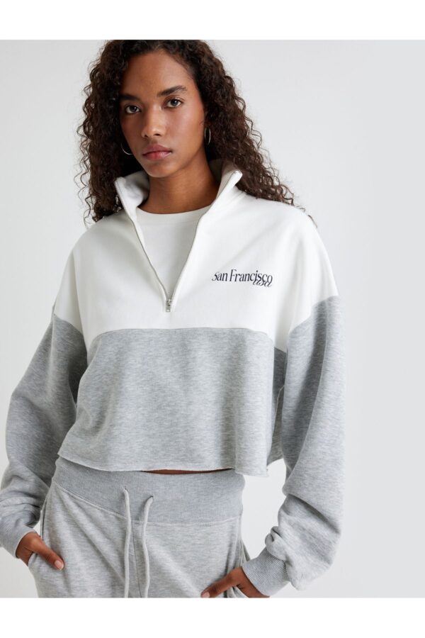 Koton Women's Sweatshirt Gray
