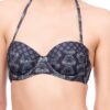 Koton Women's White Patterned Bikini Top