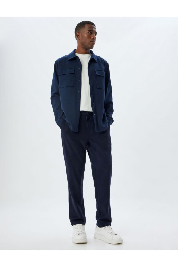 Koton Zippered Pocket Cotton Blend Raised Waist Tied Sweatpants