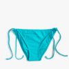 Koton alap bikini alsók nyakkendő részletekkel az oldalán.