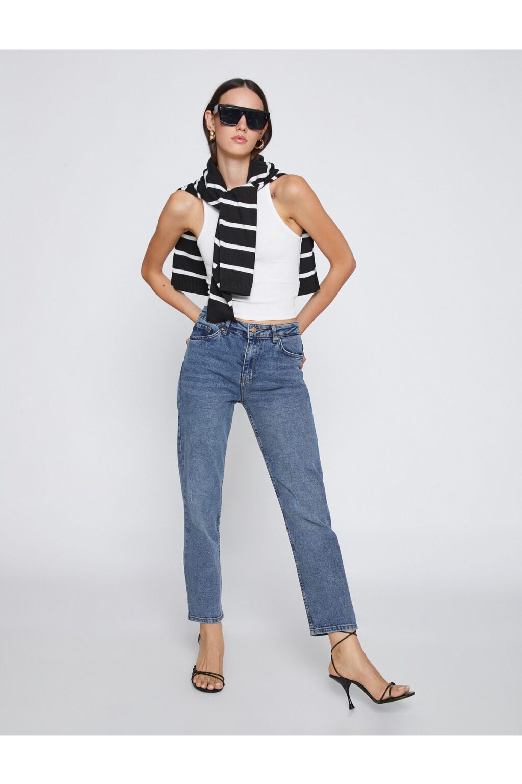 Koton egyenes lábú farmer magas derék - Eve Slim Jean