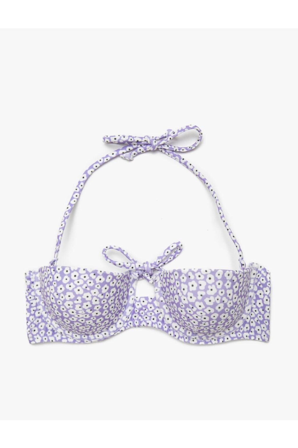 Koton női lila mintás bikini felső