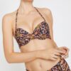 Koton női mintás bikini felső