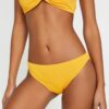 Koton női sárga egyenes bikini alsó