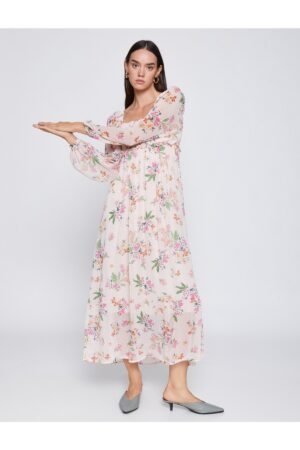 Koton sifon virágos ruha gimped