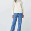 Krémes pulóver Salsa Jeans Elba - Nők