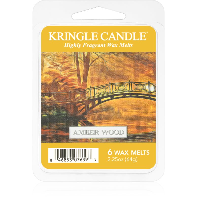Kringle Candle Amber Wood illatos viasz aromalámpába 64 g-Ár