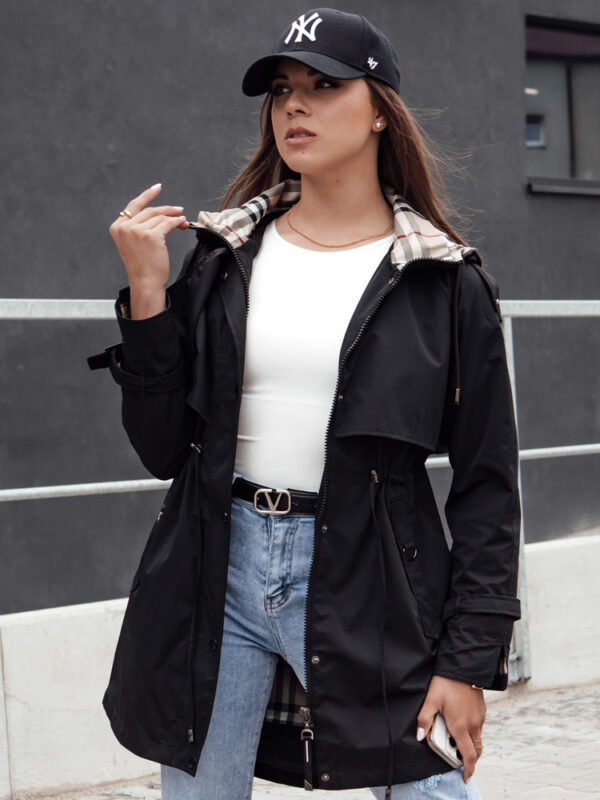 Kurtka damska parka FASHLOVE czarna Dstreet