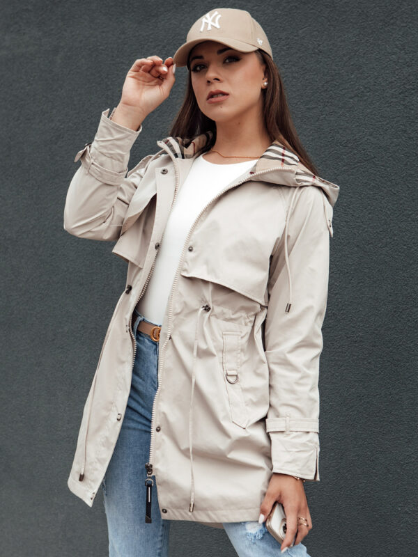 Kurtka damska parka FASHLOVE szara Dstreet