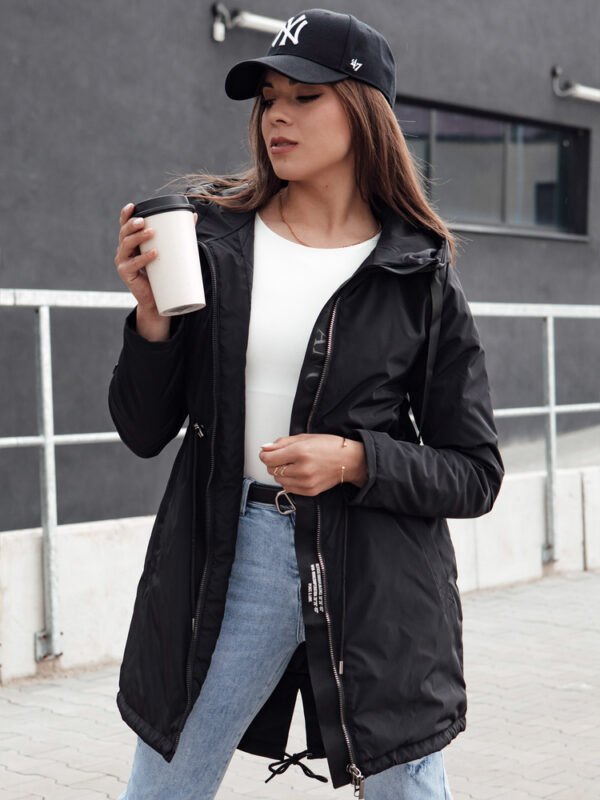 Kurtka damska parka URBANJOY czarna Dstreet