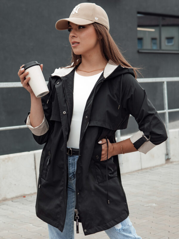 Kurtka parka damska STYLE QUEEN czarna Dstreet