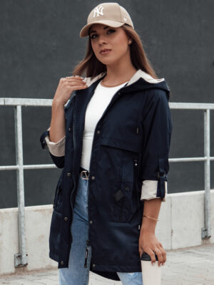Kurtka parka damska STYLE QUEEN granatowa Dstreet
