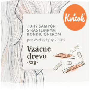 Kvitok Rare wood szilárd sampon sötét hajra 50 g-Ár