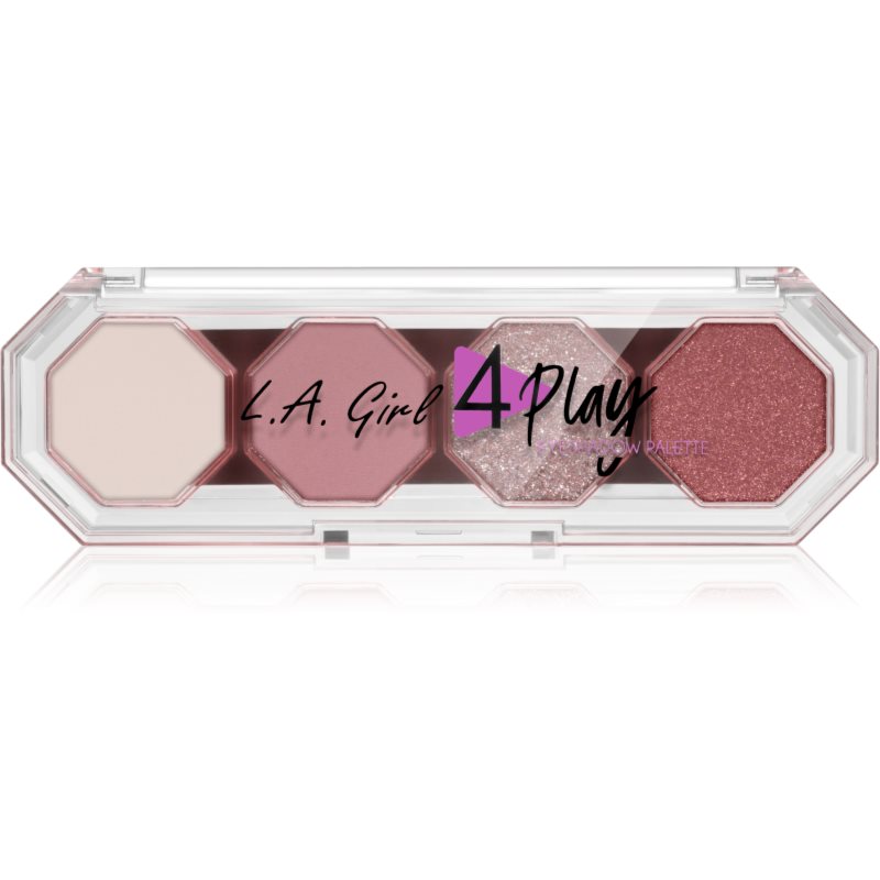 L.A. Girl Cosmetics 4 Play szemhéjfesték paletta árnyalat Feel Good 3.2 g-ár