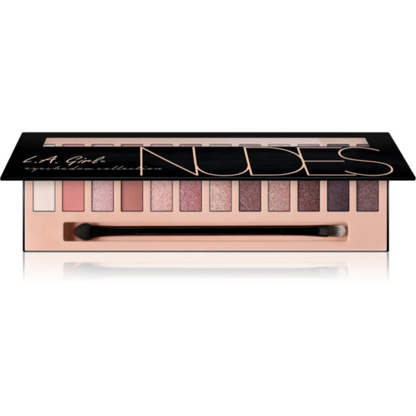 L.A. Girl Cosmetics Beauty Brick Collection szemhéjfesték paletta árnyalat Nudes 12 g-ár