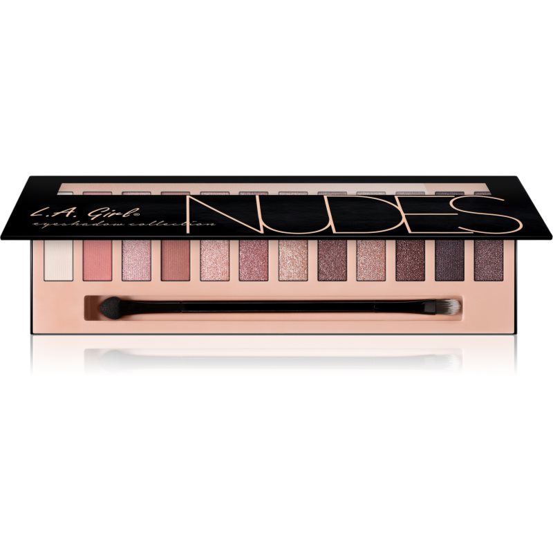 L.A. Girl Cosmetics Beauty Brick Collection szemhéjfesték paletta árnyalat Nudes 12 g-ár