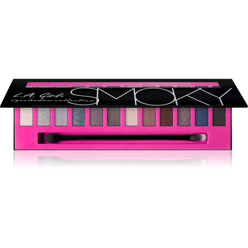 L.A. Girl Cosmetics Beauty Brick Collection szemhéjfesték paletta árnyalat Smoky 12 g-ár