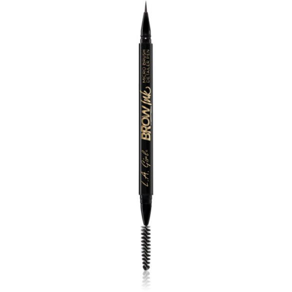 L.A. Girl Cosmetics Brow Ink szemöldök fixáló kefével árnyalat Dark Brown 0.45 ml-ár