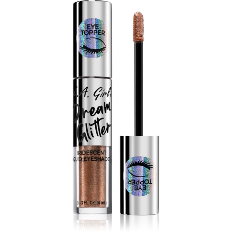 L.A. Girl Cosmetics Dream Glitter Folyékony csillámos szemhéjfesték árnyalat Golden Rays 4 ml-ár