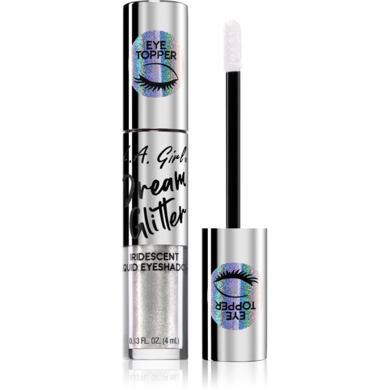 L.A. Girl Cosmetics Dream Glitter Folyékony csillámos szemhéjfesték árnyalat Iridescent Dream 4 ml-ár