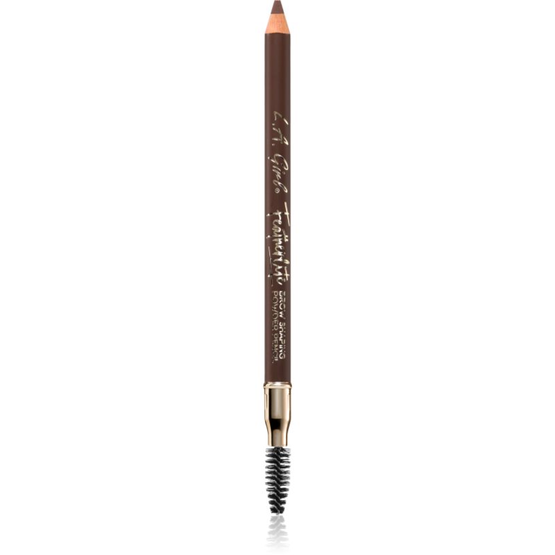 L.A. Girl Cosmetics Featherlite tartós szemöldök ceruza kefével árnyalat Medium Brown 1.1 g-ár