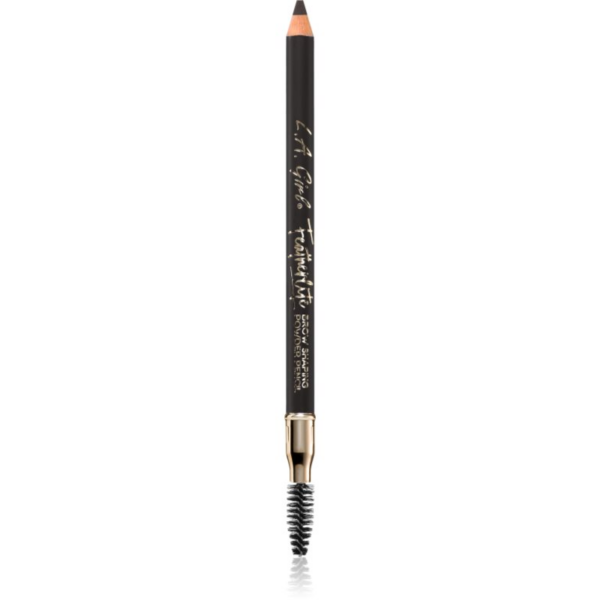 L.A. Girl Cosmetics Featherlite tartós szemöldök ceruza kefével árnyalat Soft Black 1.1 g-ár