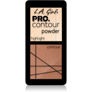 L.A. Girl Cosmetics PRO. Contour Powder Púderes highlight és kontúr paletta árnyalat Light 5.6 g-ár