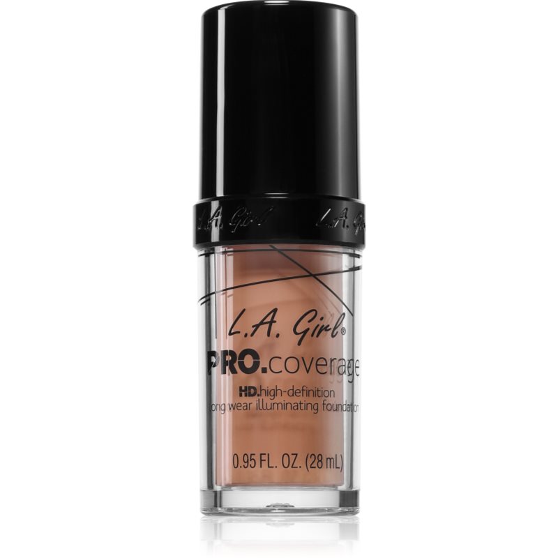 L.A. Girl Cosmetics PRO. Coverage frissítő folyékony make-up árnyalat Natural 28 ml-ár