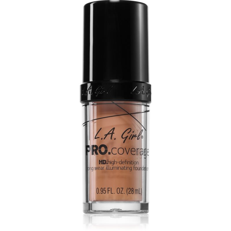 L.A. Girl Cosmetics PRO. Coverage frissítő folyékony make-up árnyalat Nude Beige 28 ml-ár