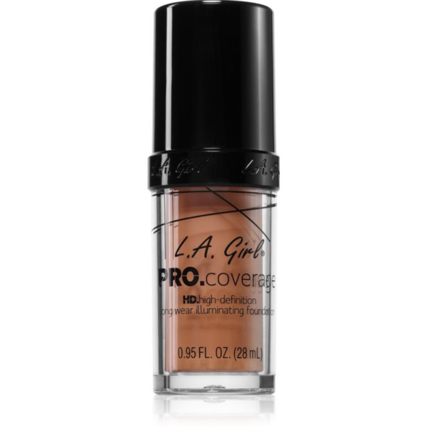 L.A. Girl Cosmetics PRO. Coverage frissítő folyékony make-up árnyalat Warm Beige 28 ml-ár