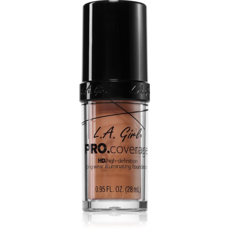 L.A. Girl Cosmetics PRO. Coverage frissítő folyékony make-up árnyalat Warm Beige 28 ml-ár