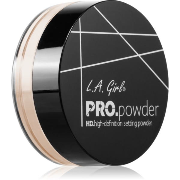 L.A. Girl Cosmetics PRO. Powder mattító fixáló púder árnyalat Banana Yellow 5 g-ár